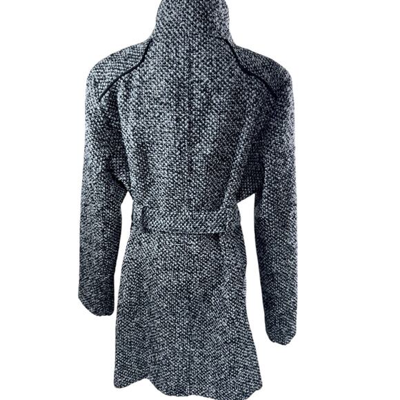 NEW!!! "GUESS" Wool Blend Double Breasted Trench Coat SZ 2XL Belted Quiet Luxury - Picture 3 of 15